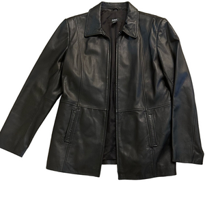 Alfani Men’s Genuine Leather Jacket, Sz L